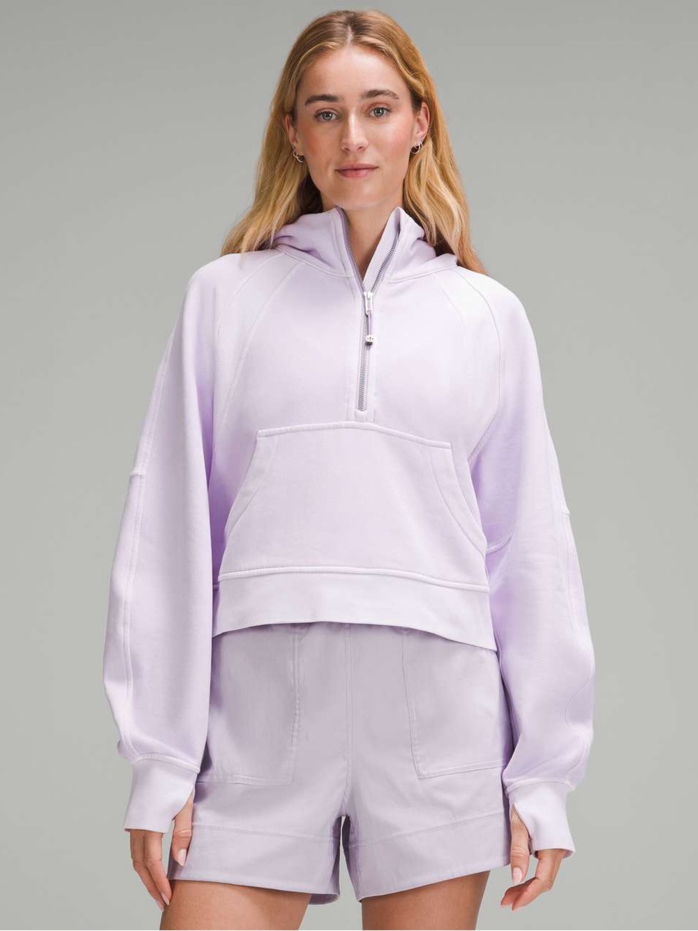 Lululemon cropped oversized scuba hoodie